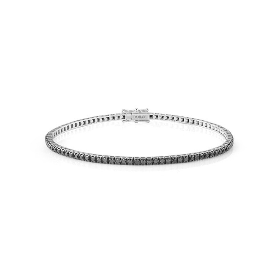 Bracciali damiani | Bracciale Tennis Damiani Con Diamanti Neri