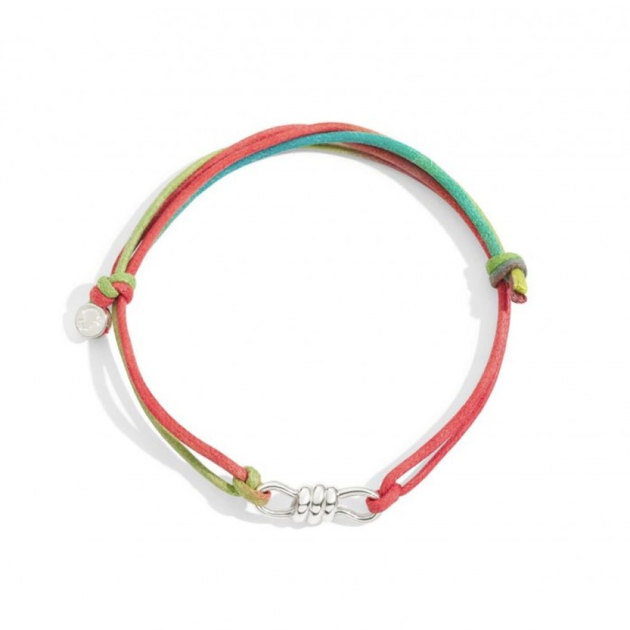 Idee Regalo dodo | Bracciale Nodo Con Cordino Rainbow