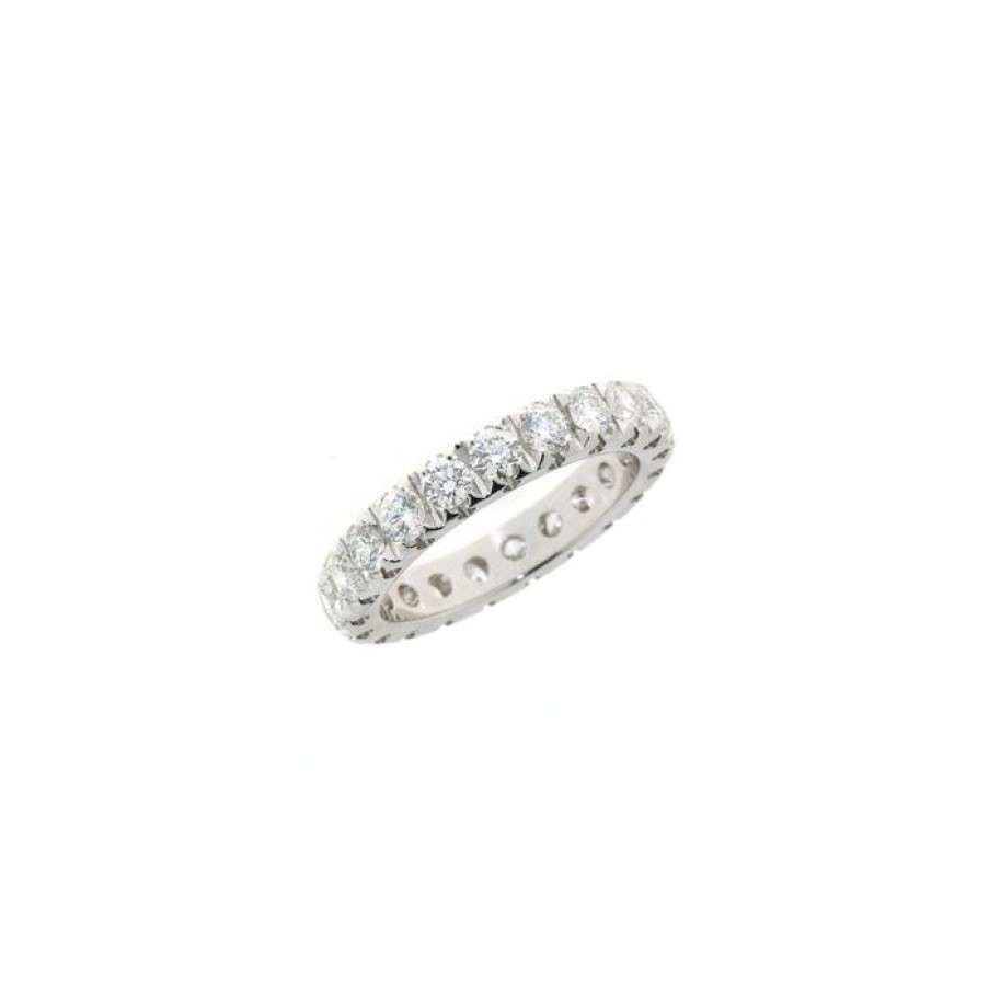 Idee Regalo callegaro1964 | Anello Eternity In Oro Bianco Con Diamanti