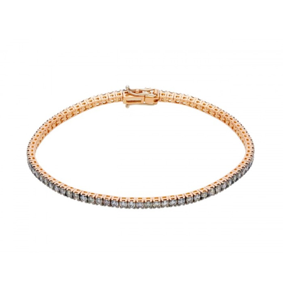 Idee Regalo callegaro1964 | Bracciale Tennis Oro Rosa E Diamanti