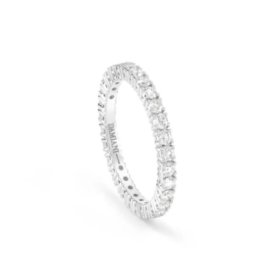 Idee Regalo damiani | Anello Damiani Eternity Oro Bianco E Diamanti