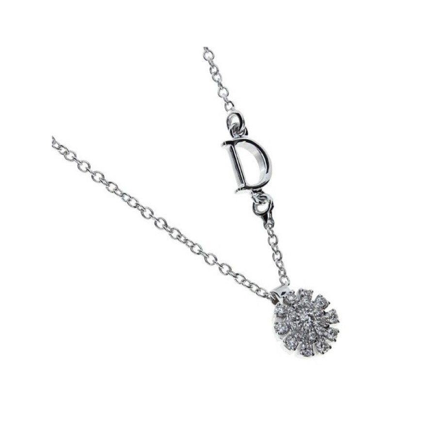 Idee Regalo damiani | Collier Damiani Margherita In Oro Bianco E Diamanti