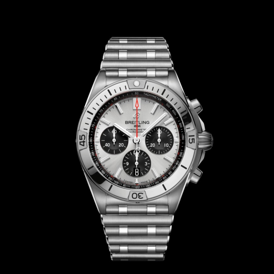 Idee Regalo breitling | Chronomat B01 42 Argento