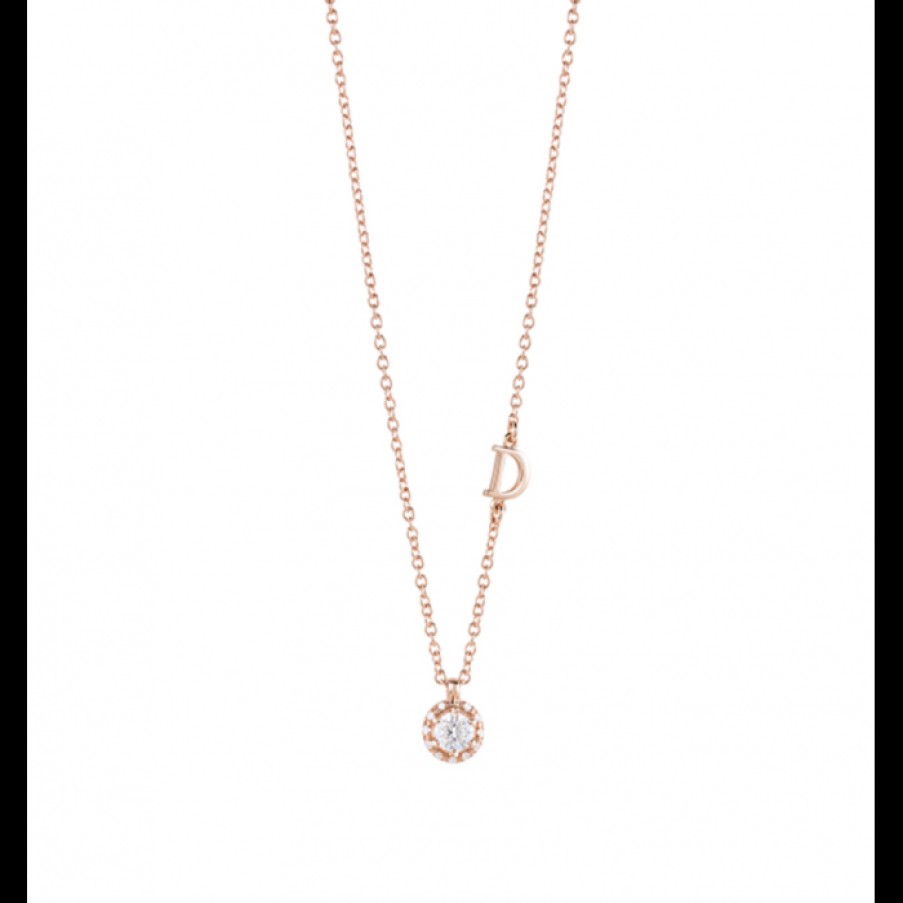 Idee Regalo damiani | Collana Punto Luce Damiani Minou Oro Rosa