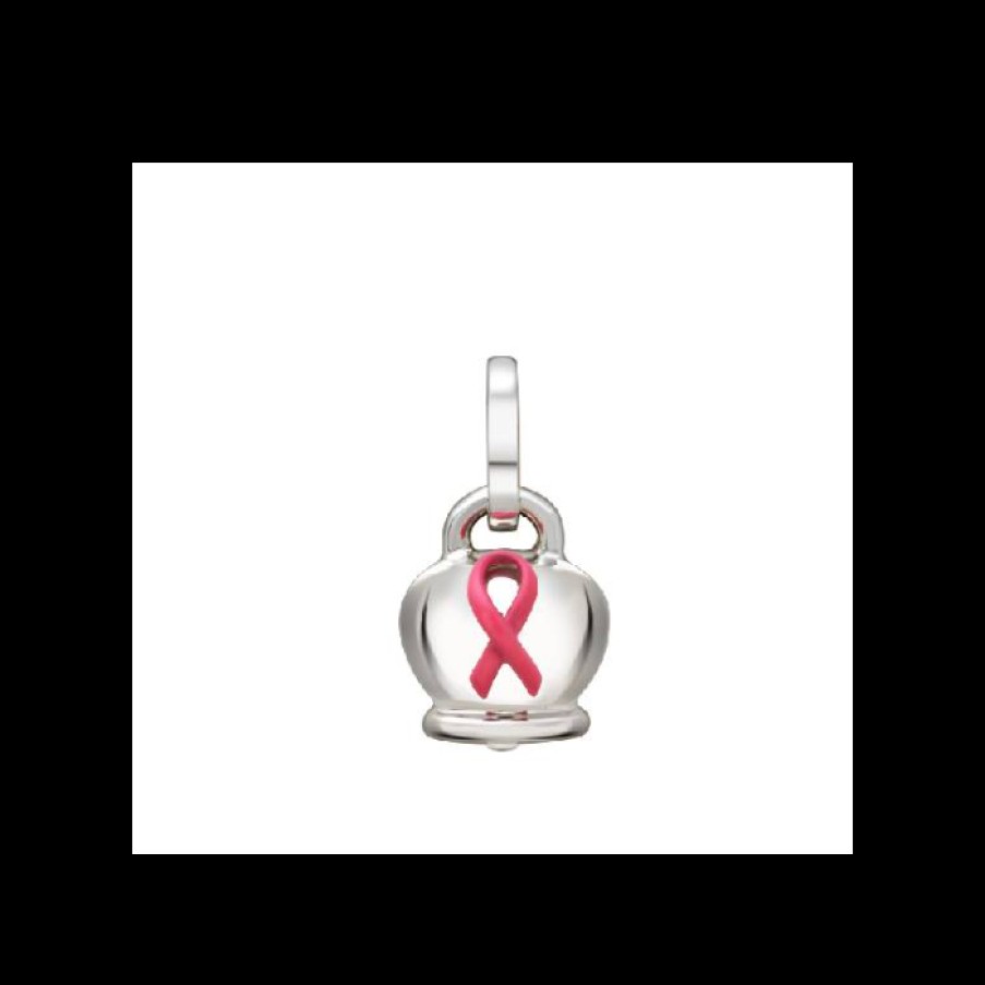 Idee Regalo chantecler | Ciondolo Campanella Piccola Europa Donna In Argento E Smalto Rosa