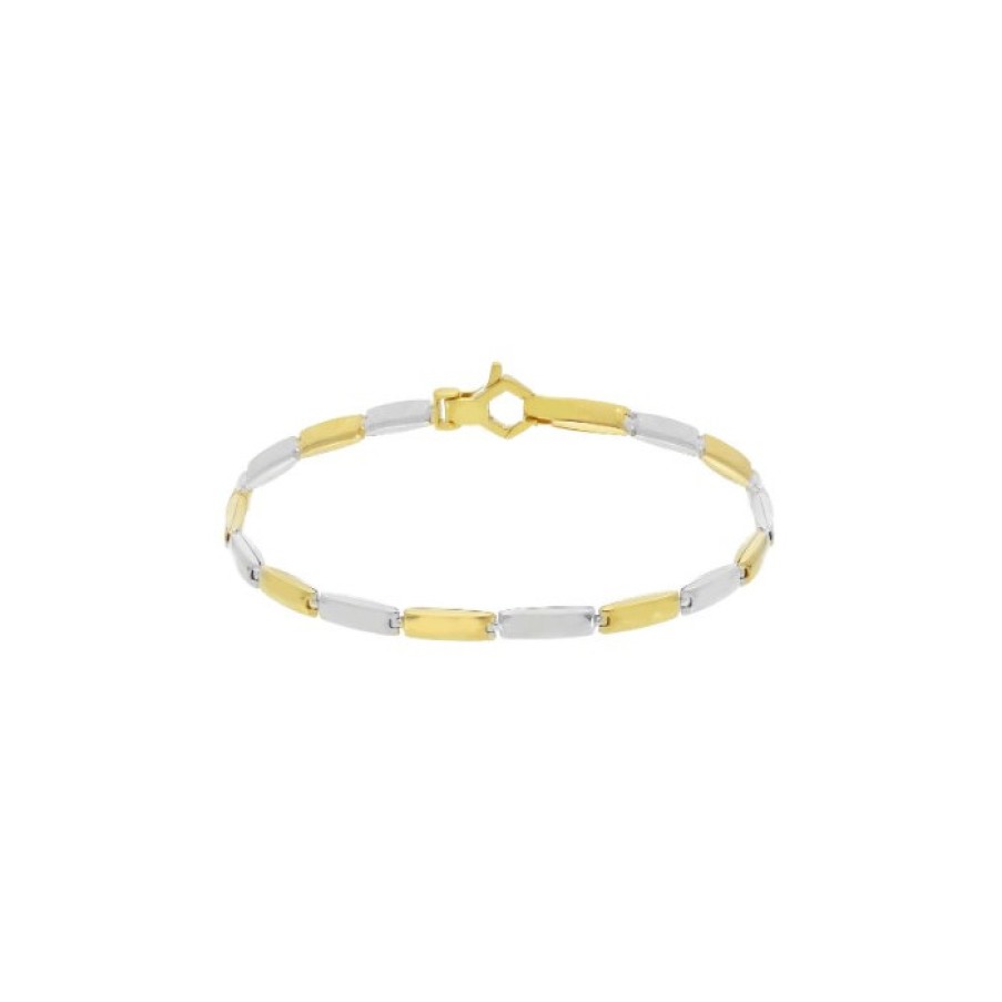 Idee Regalo damiani | Bracciale Uomo Oro Bianco E Giallo 18Kt