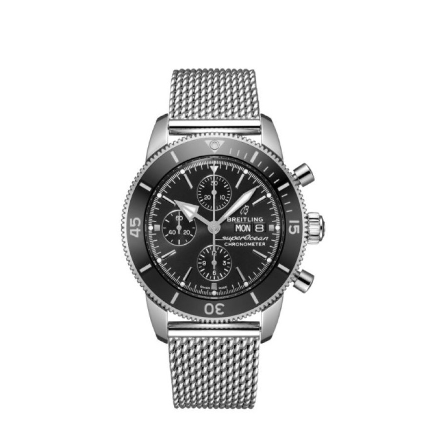 Idee Regalo breitling | Superocean Heritage B01 Chronograph 44 Acciaio - Nero