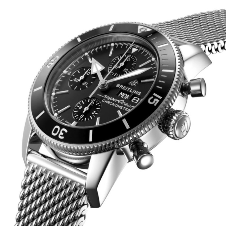 Idee Regalo breitling | Superocean Heritage B01 Chronograph 44 Acciaio - Nero