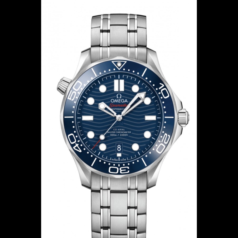 Idee Regalo omega | Seamaster Diver 300M Omega Co-Axial Master Chronometer 42 Mm Blu Accia