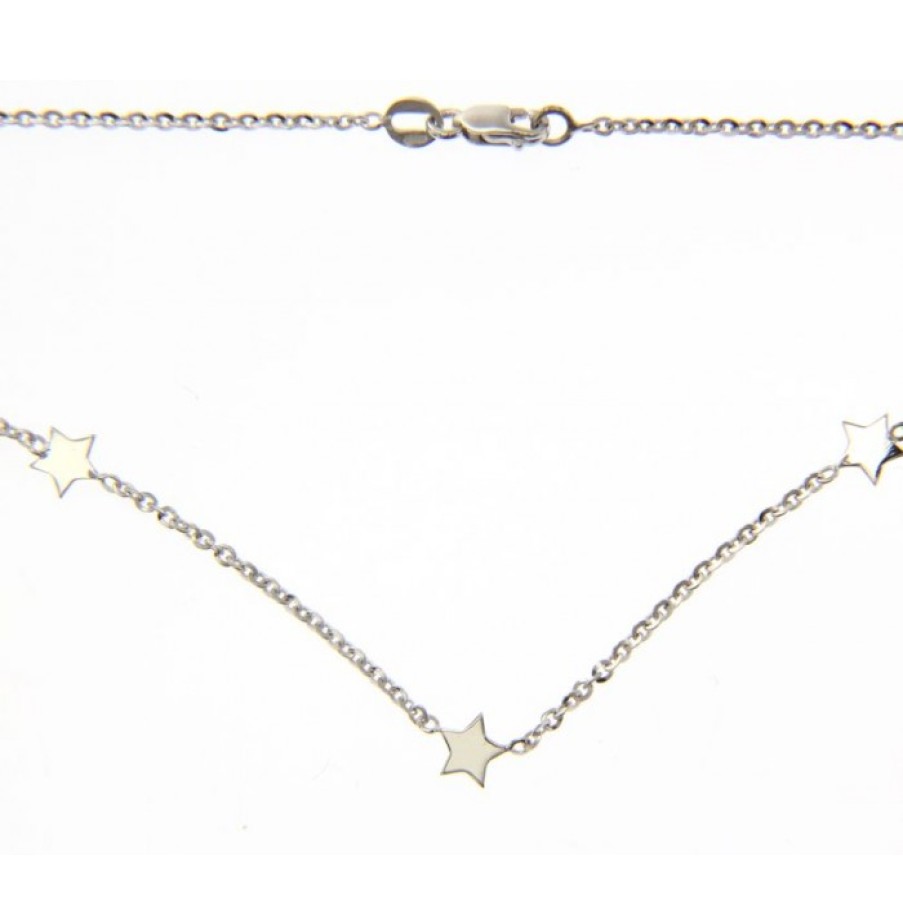 Idee Regalo callegaro1964 | Collana Stelle In Oro Bianco