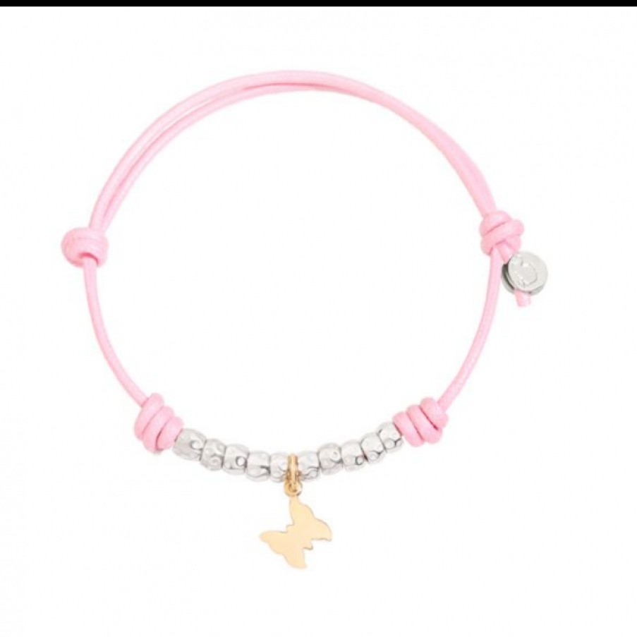 Idee Regalo dodo | Bracciale Con Granelli E Farfalla