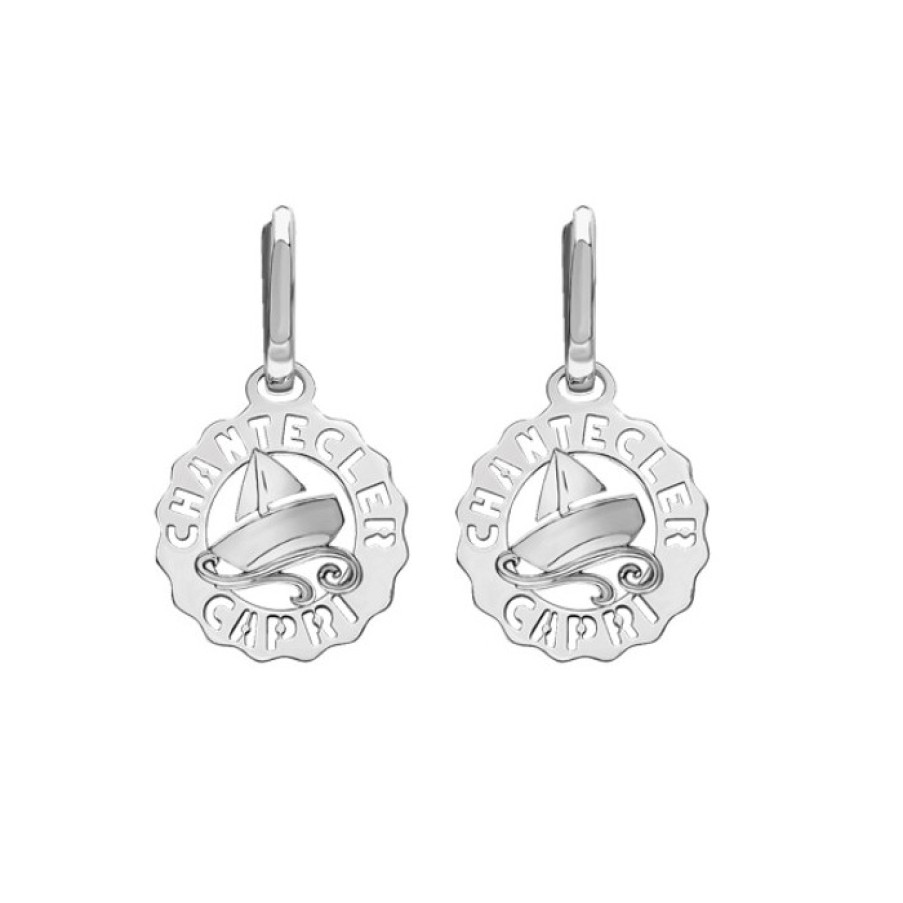 Idee Regalo chantecler | Orecchini Et Voila Logo Chantecler Argento