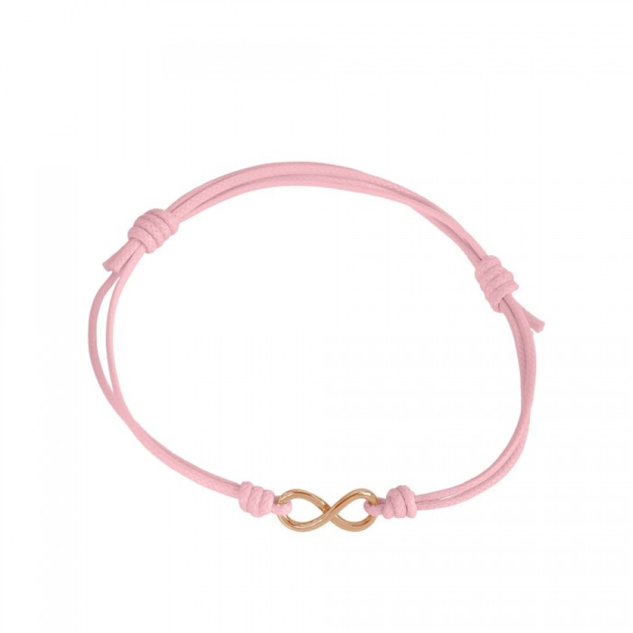 Bracciali marco-gerbella | Bracciale Cordino Con Infinito