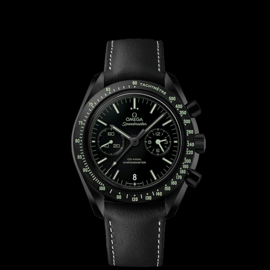 Idee Regalo omega | Moonwatch Omega Co‑Axial Chronograph 44,25 Mm "Dark Side Of The Moon" Pitch Black