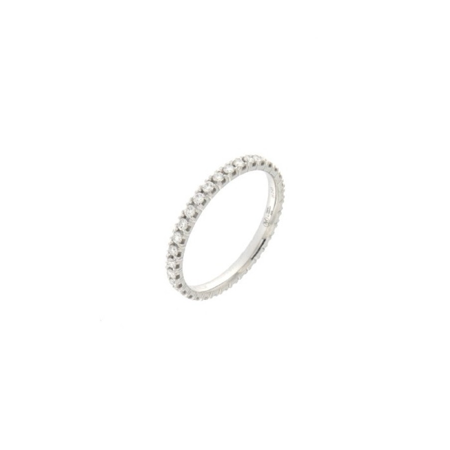 Idee Regalo callegaro1964 | Anello Eternity In Oro Bianco Con Diamanti