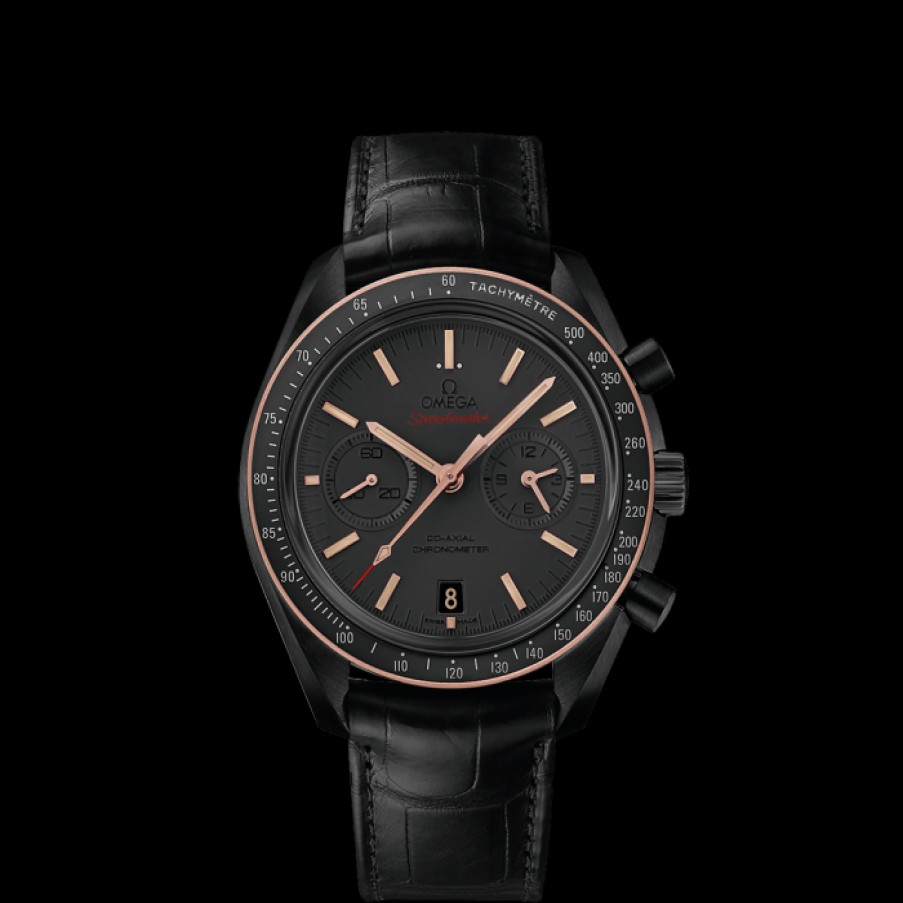 Idee Regalo omega | Moonwatch Omega Co‑Axial Chronograph 44,25 Mm "Dark Side Of The Moon" Sedna Black