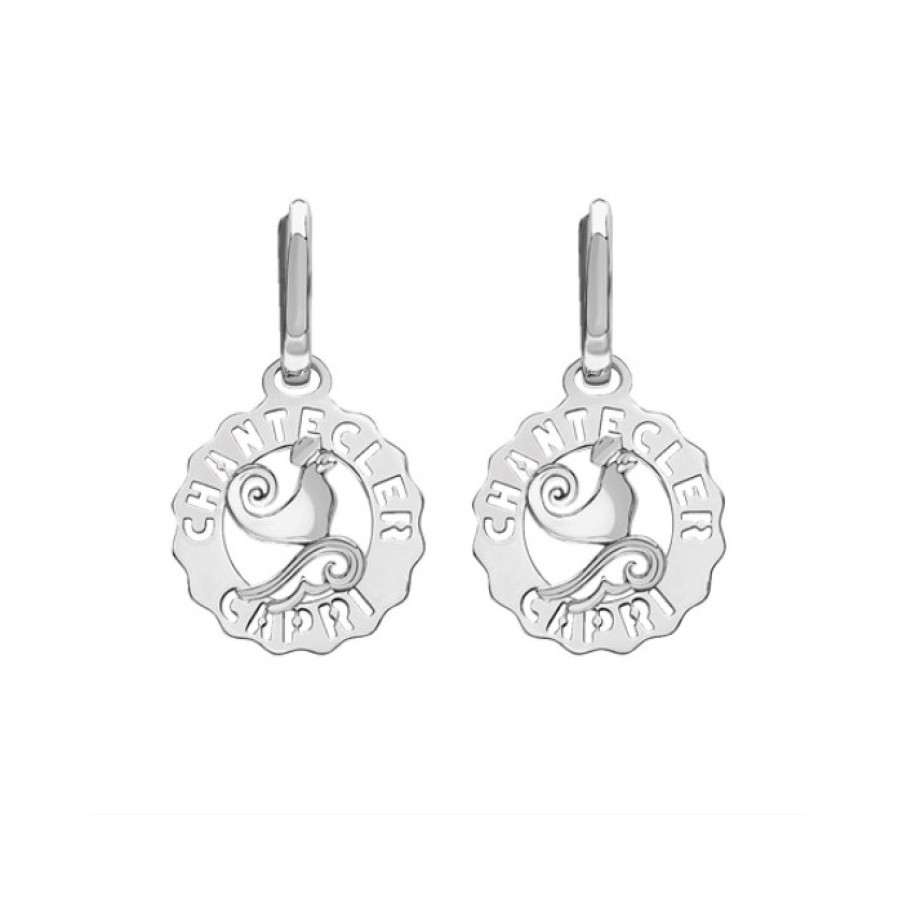 Idee Regalo chantecler | Orecchini Et Voila Logo Mini Chantecler Argento