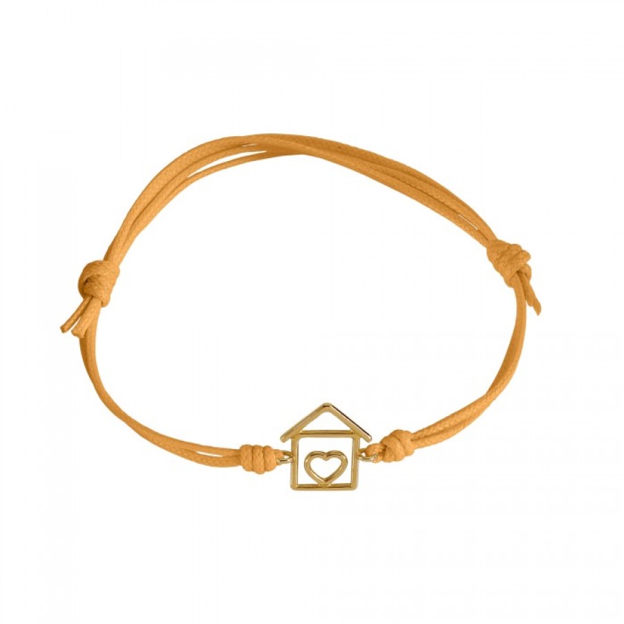 Bracciali marco-gerbella | Bracciale Cordino Con Casa