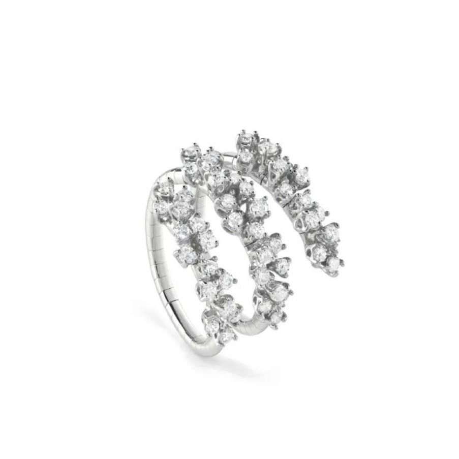 Idee Regalo damiani | Anello Damiani Mimosa Flexi Con Diamanti