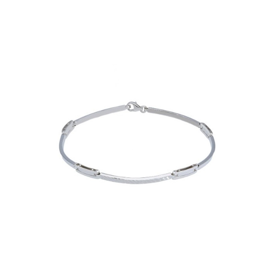 Bracciali callegaro1964 | Bracciale Uomo In Oro Bianco 18Kt