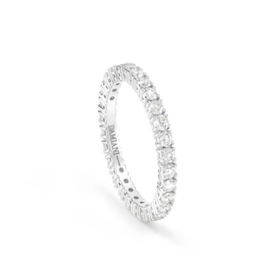 Idee Regalo damiani | Anello Damiani Eternity Oro Bianco E Diamanti Luce Ct. 0,82