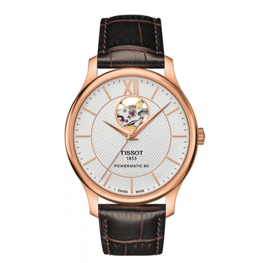 Idee Regalo tissot | Tissot Tradition Automatic Open Heart