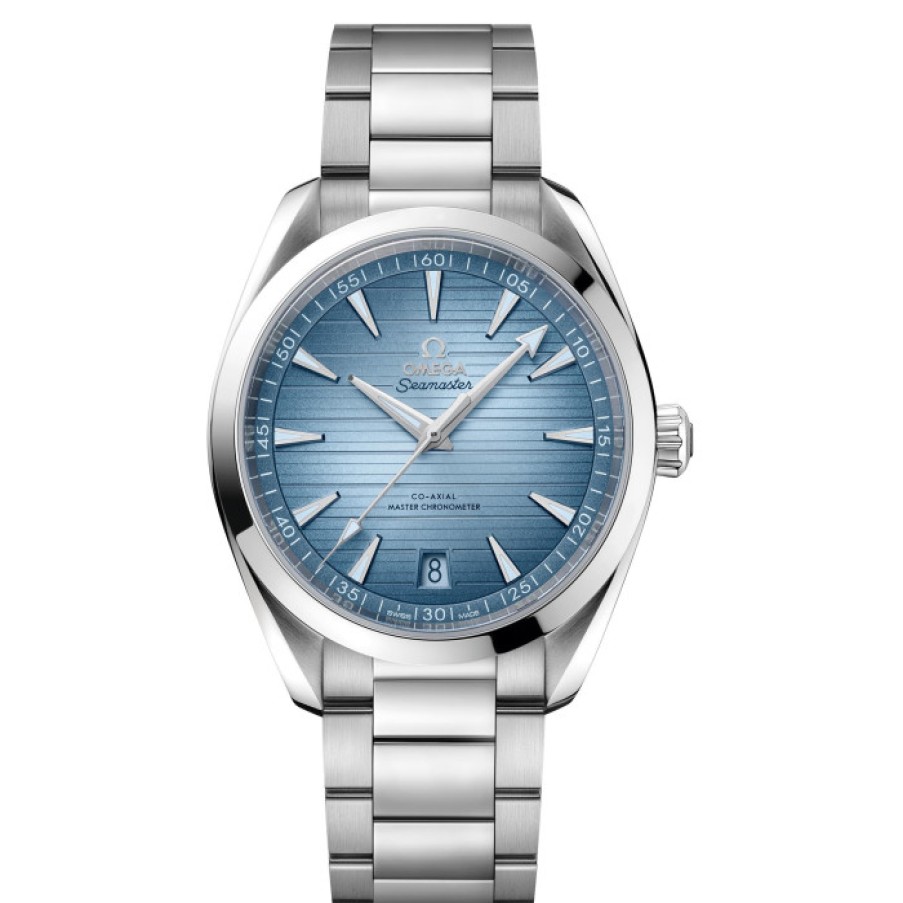 Idee Regalo omega | Seamaster Aqua Terra 150M 41 Mm Acciaio Su Acciaio Summer Blue