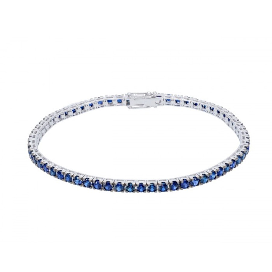 Idee Regalo callegaro1964 | Bracciale Tennis Con Zaffiri