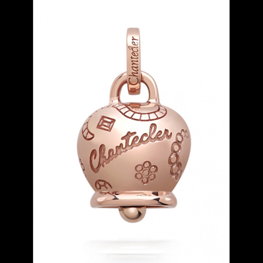 Ciondoli chantecler | Ciondolo Campanella Micro In Oro Rosa 9Kt