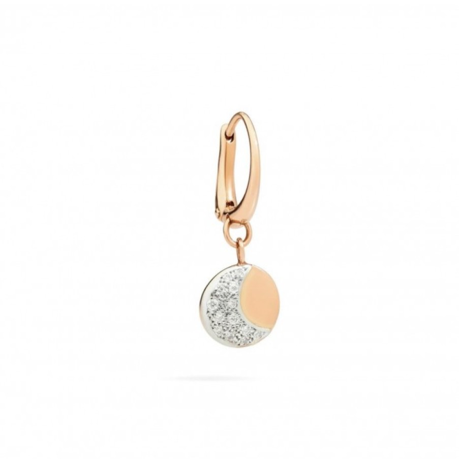 Idee Regalo dodo | Orecchino Moon & Sun Diamanti Bianchi