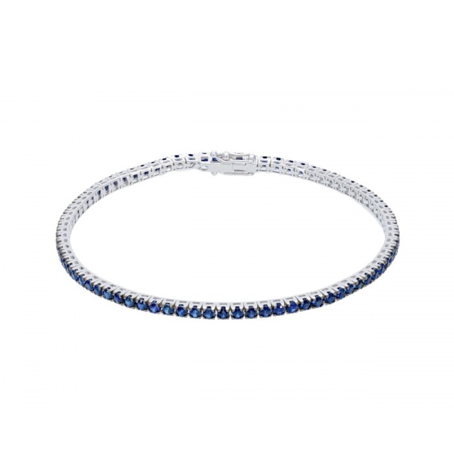 Idee Regalo callegaro1964 | Bracciale Tennis Con Zaffiri