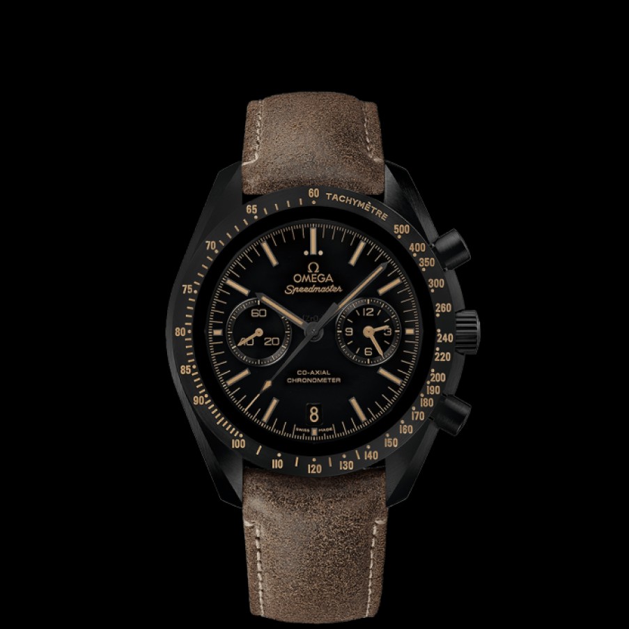 Idee Regalo omega | Moonwatch Omega Co‑Axial Chronograph 44,25 Mm "Dark Side Of The Moon" Vintage Black