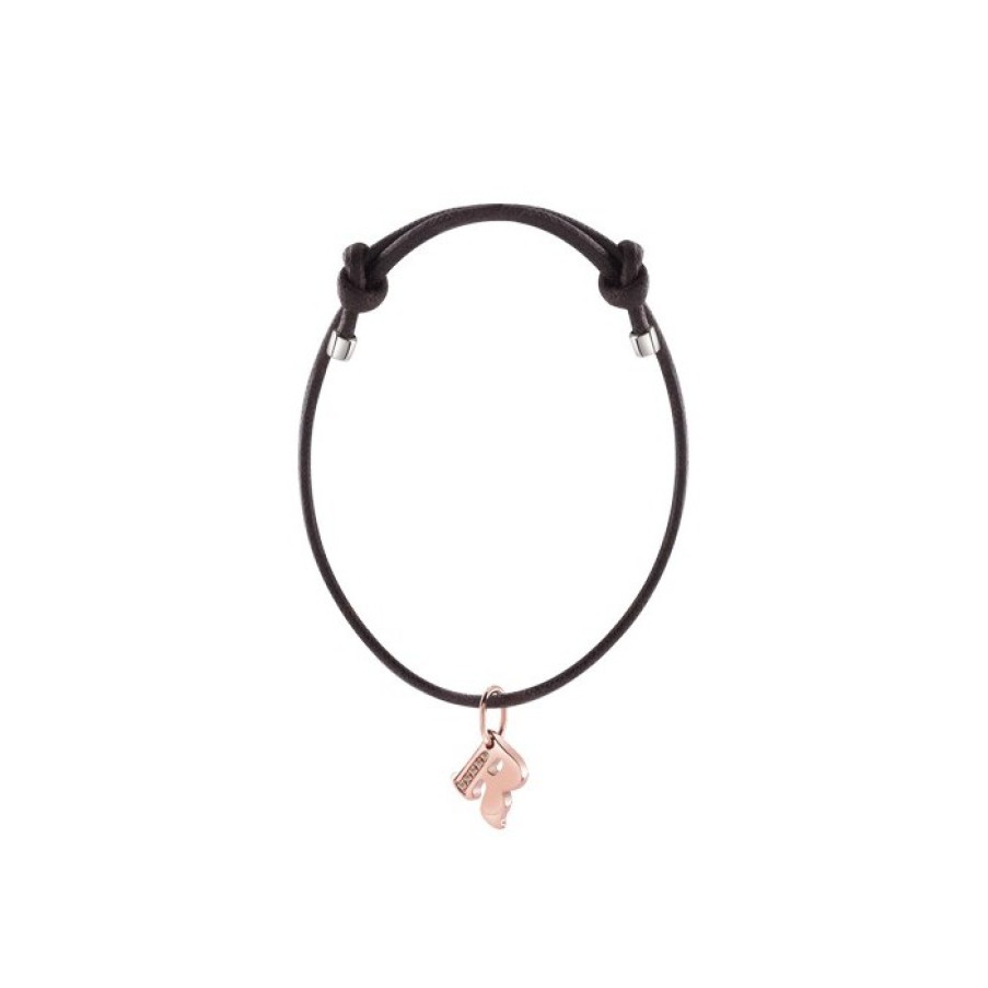 Idee Regalo damiani | Bracciale Con Charm Lettera R E Diamanti