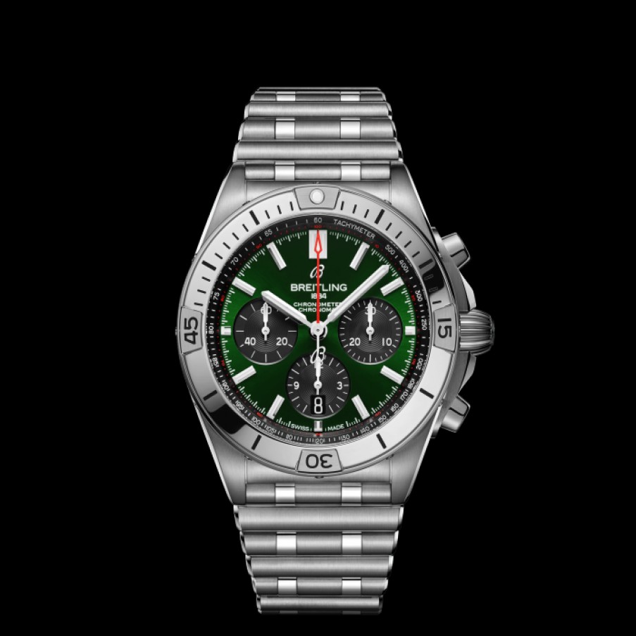 Idee Regalo breitling | Chronomat B01 42 Verde Bentley