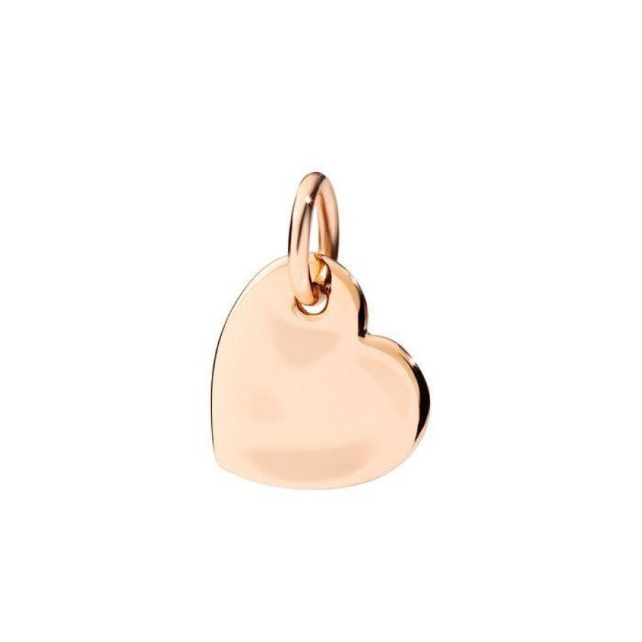 Ciondoli dodo | Charm Cuore In Oro Rosa 9Kt