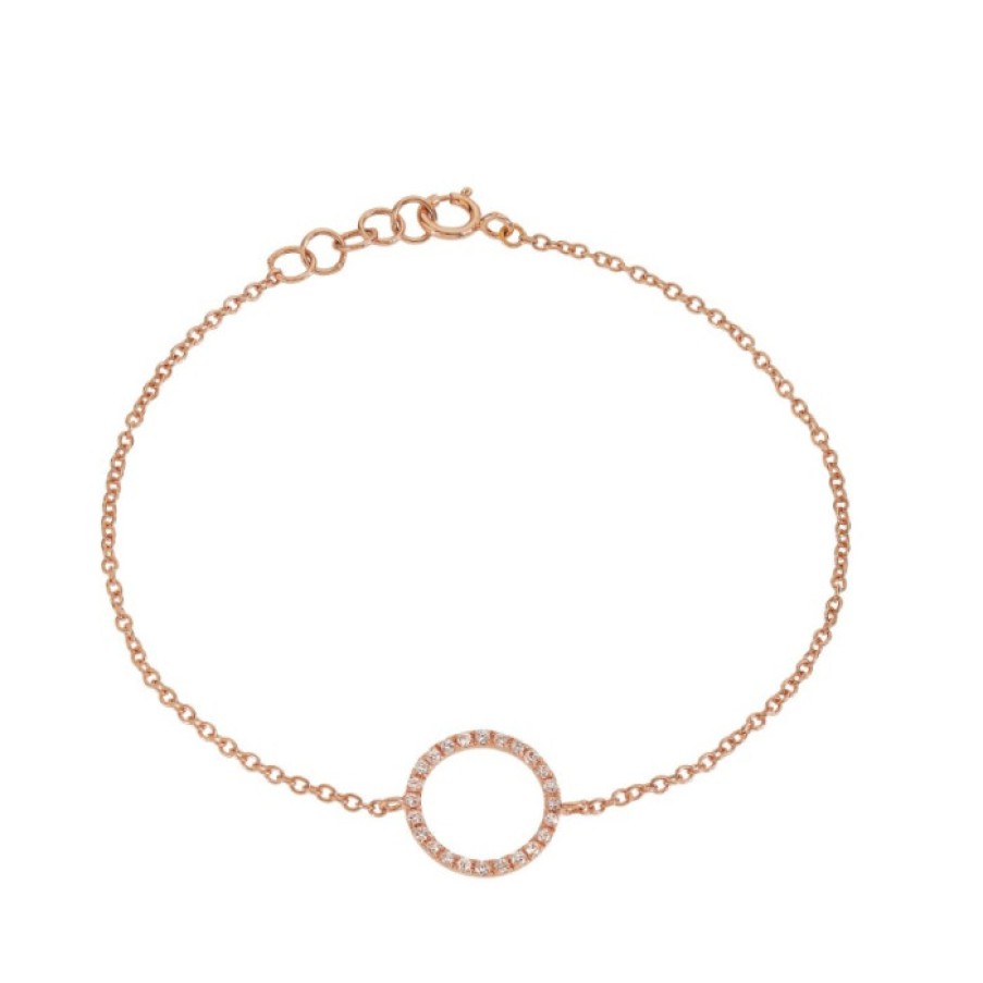 Idee Regalo marco-gerbella | Bracciale Bolla In Oro Rosa E Diamanti Marco Gerbella