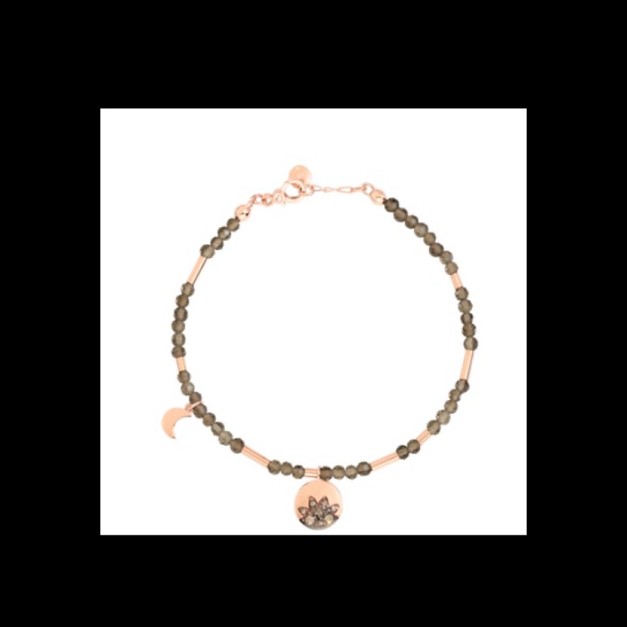 Bracciali dodo | Bracciale Moon & Sun In Oro Rosa 9K