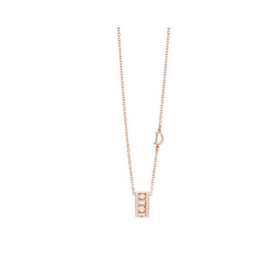 Idee Regalo damiani | Collier Damiani Belle Epoque Reel Oro Rosa E Diamanti