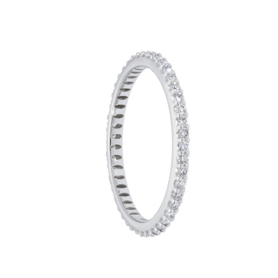 Idee Regalo callegaro1964 | Anello Eternity Oro Bianco E Diamanti