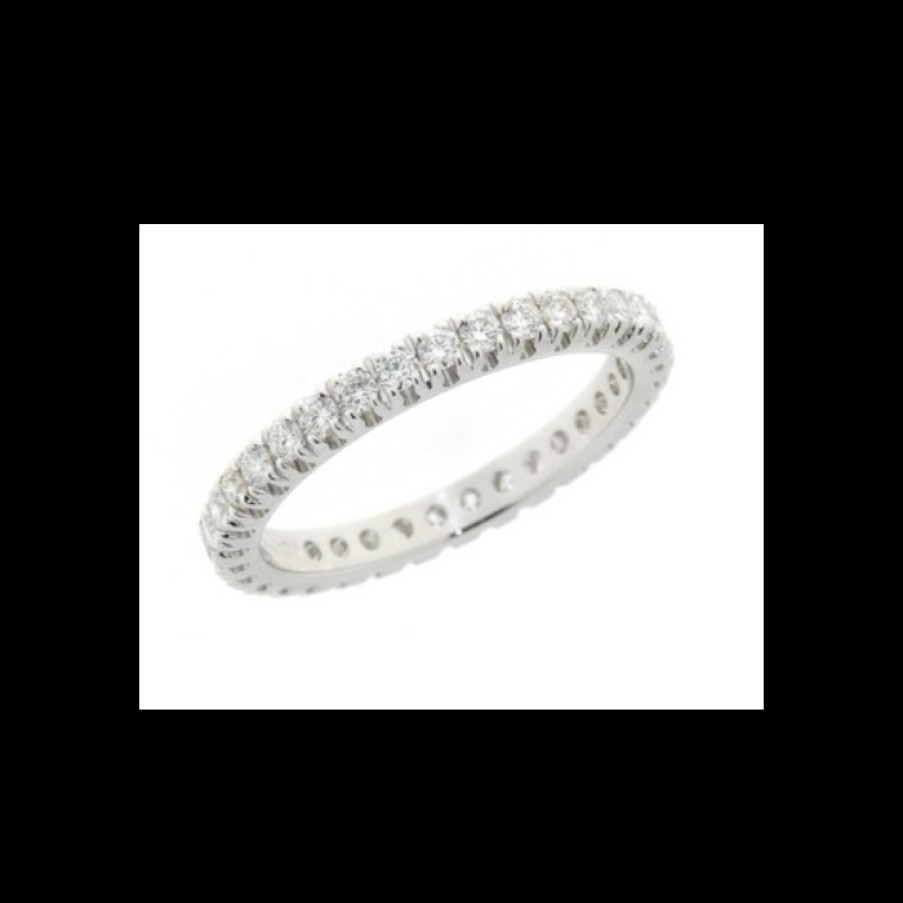 Idee Regalo callegaro1964 | Anello Eternity In Oro Bianco Con Diamanti